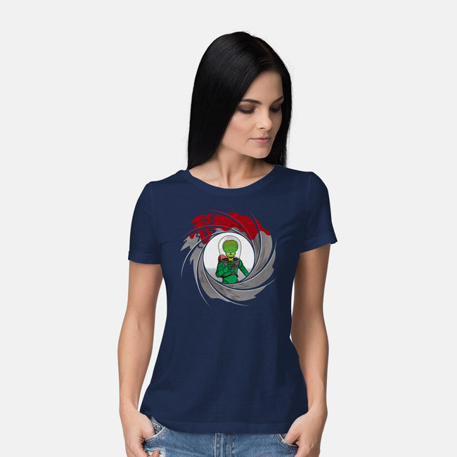 Martian Agent-Womens-Basic-Tee-jasesa