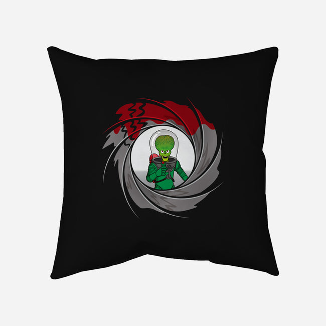 Martian Agent-None-Removable Cover w Insert-Throw Pillow-jasesa