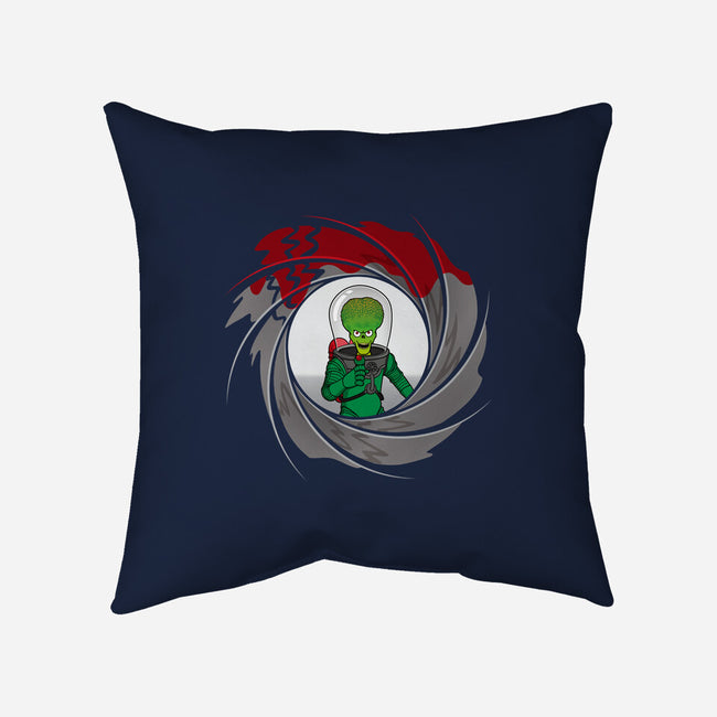 Martian Agent-None-Removable Cover w Insert-Throw Pillow-jasesa