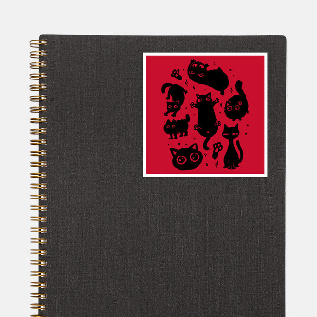 The Black Floofs-None-Glossy-Sticker-eduely