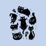 The Black Floofs-Womens-Fitted-Tee-eduely