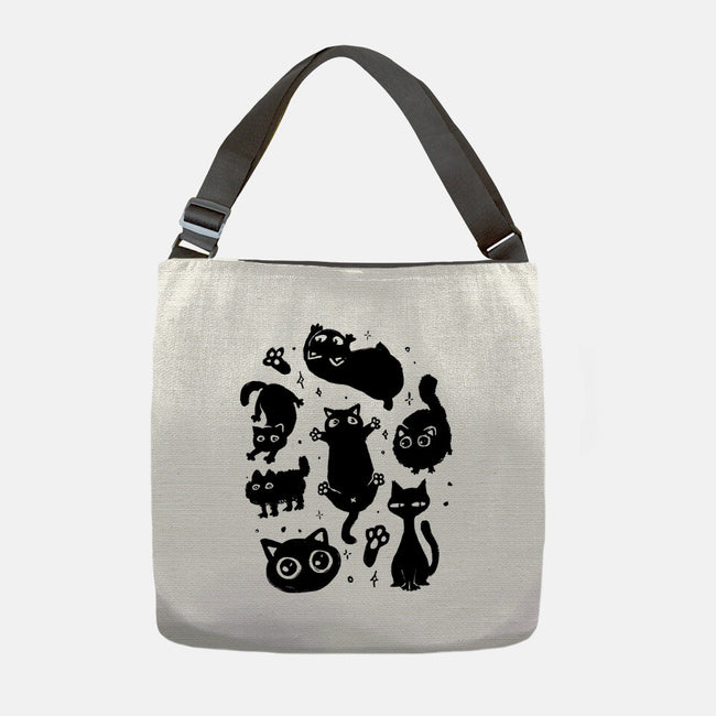 The Black Floofs-None-Adjustable Tote-Bag-eduely