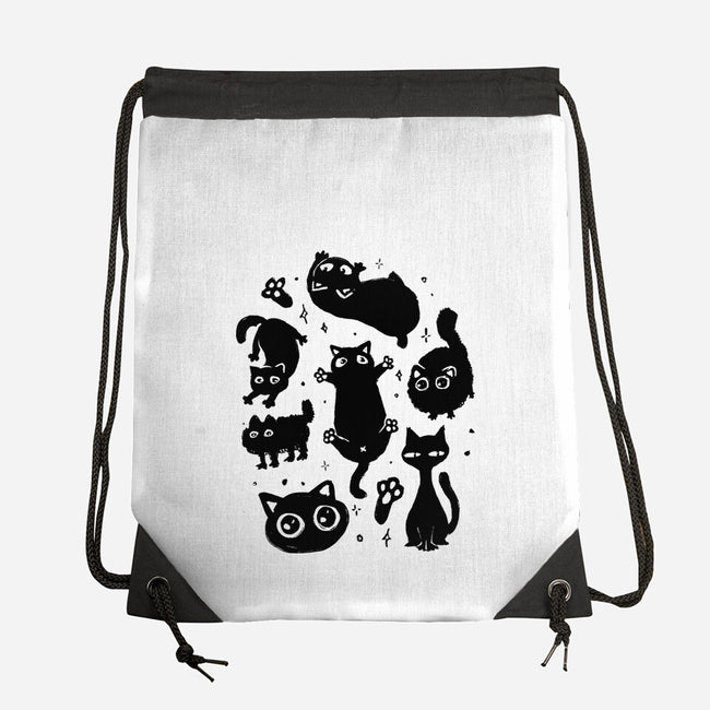 The Black Floofs-None-Drawstring-Bag-eduely