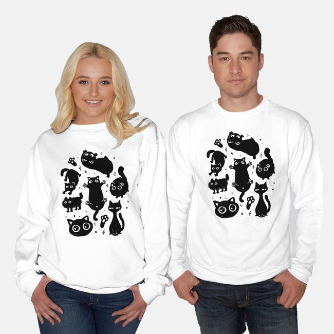 The Black Floofs-Unisex-Crew Neck-Sweatshirt-eduely