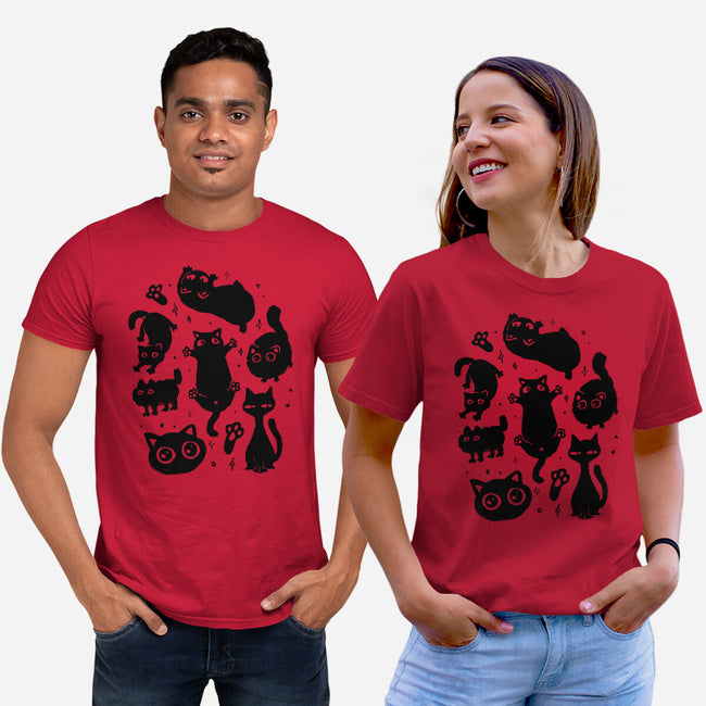 The Black Floofs-Unisex-Basic-Tee-eduely
