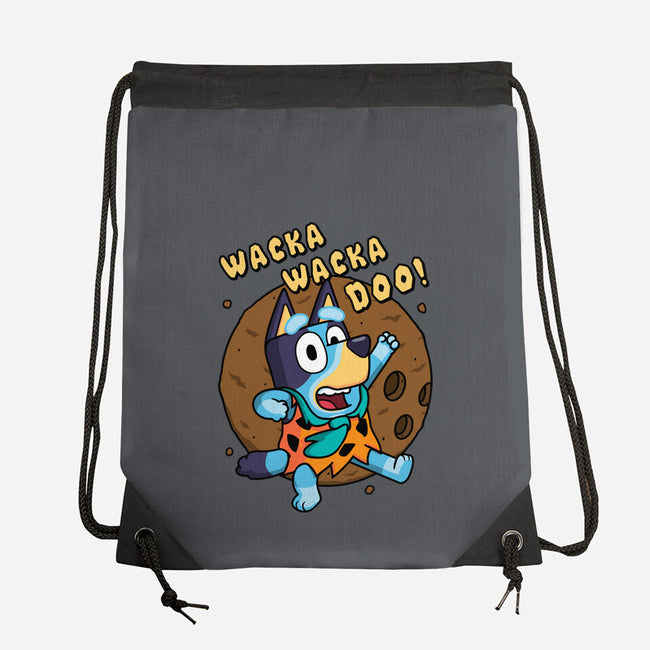 Wacka Wacka Doo-None-Drawstring-Bag-Raffiti