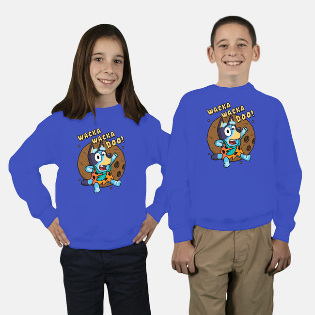 Wacka Wacka Doo-Youth-Crew Neck-Sweatshirt-Raffiti