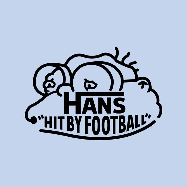 Hans Hit By Football-Unisex-Basic-Tee-Raffiti