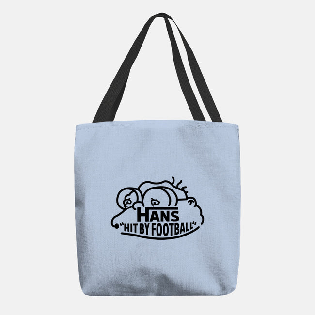 Hans Hit By Football-None-Basic Tote-Bag-Raffiti