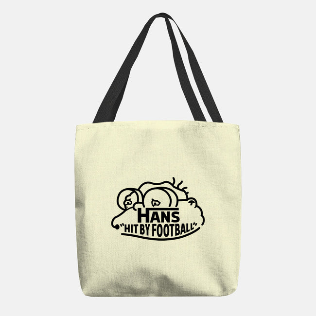 Hans Hit By Football-None-Basic Tote-Bag-Raffiti