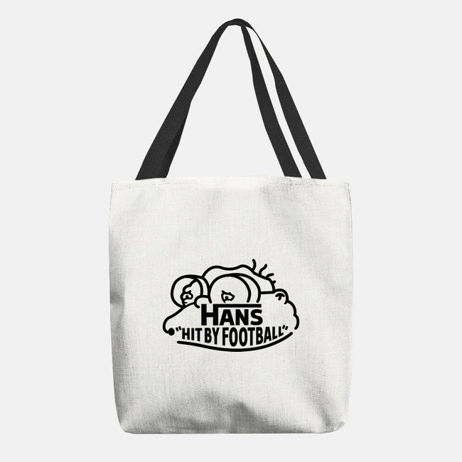 Hans Hit By Football-None-Basic Tote-Bag-Raffiti