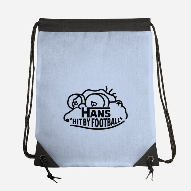 Hans Hit By Football-None-Drawstring-Bag-Raffiti