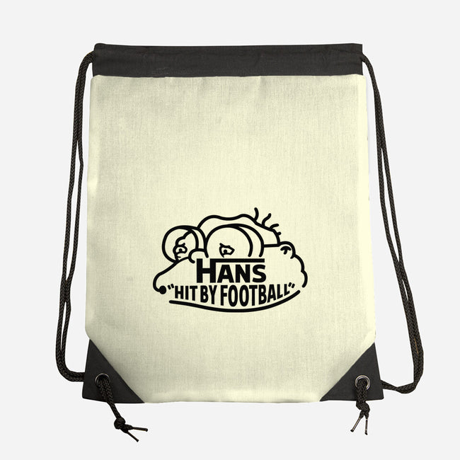 Hans Hit By Football-None-Drawstring-Bag-Raffiti