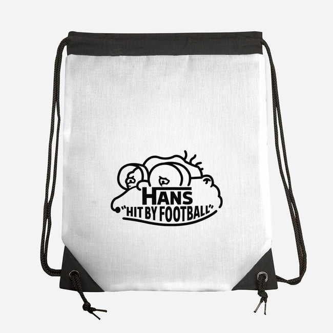 Hans Hit By Football-None-Drawstring-Bag-Raffiti