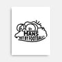 Hans Hit By Football-None-Stretched-Canvas-Raffiti