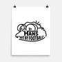 Hans Hit By Football-None-Matte-Poster-Raffiti