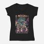 Medusa Attack-Womens-V-Neck-Tee-Eoli Studio