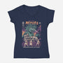 Medusa Attack-Womens-V-Neck-Tee-Eoli Studio