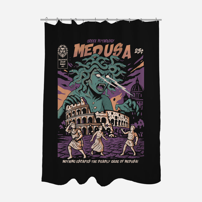 Medusa Attack-None-Polyester-Shower Curtain-Eoli Studio