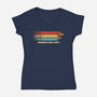 Running Since 1985-Womens-V-Neck-Tee-erion_designs