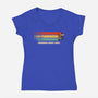 Running Since 1985-Womens-V-Neck-Tee-erion_designs
