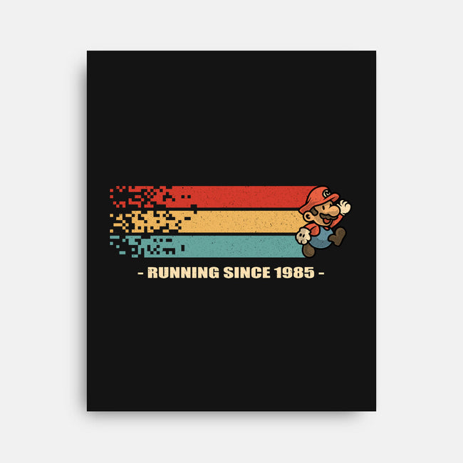 Running Since 1985-None-Stretched-Canvas-erion_designs