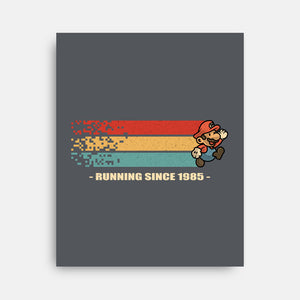 Running Since 1985-None-Stretched-Canvas-erion_designs
