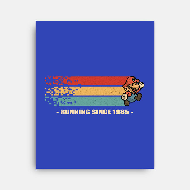 Running Since 1985-None-Stretched-Canvas-erion_designs