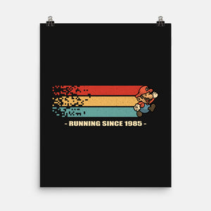 Running Since 1985-None-Matte-Poster-erion_designs