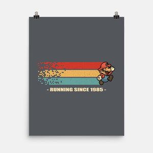 Running Since 1985-None-Matte-Poster-erion_designs
