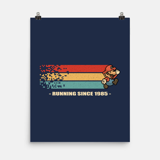 Running Since 1985-None-Matte-Poster-erion_designs
