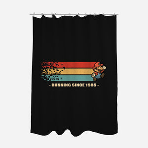 Running Since 1985-None-Polyester-Shower Curtain-erion_designs