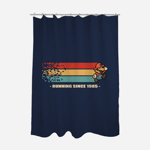 Running Since 1985-None-Polyester-Shower Curtain-erion_designs