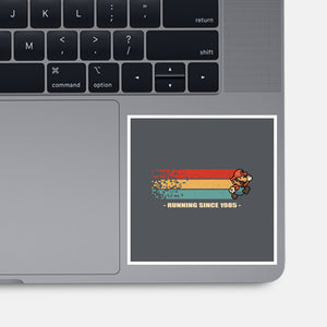 Running Since 1985-None-Glossy-Sticker-erion_designs