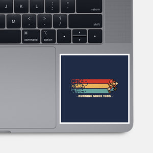 Running Since 1985-None-Glossy-Sticker-erion_designs
