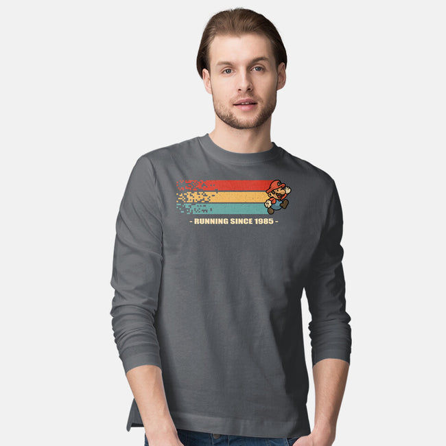 Running Since 1985-Mens-Long Sleeved-Tee-erion_designs