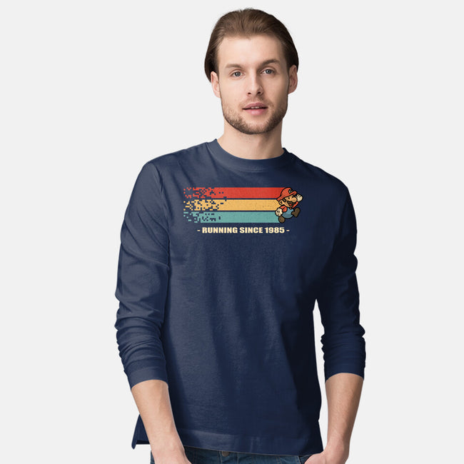 Running Since 1985-Mens-Long Sleeved-Tee-erion_designs