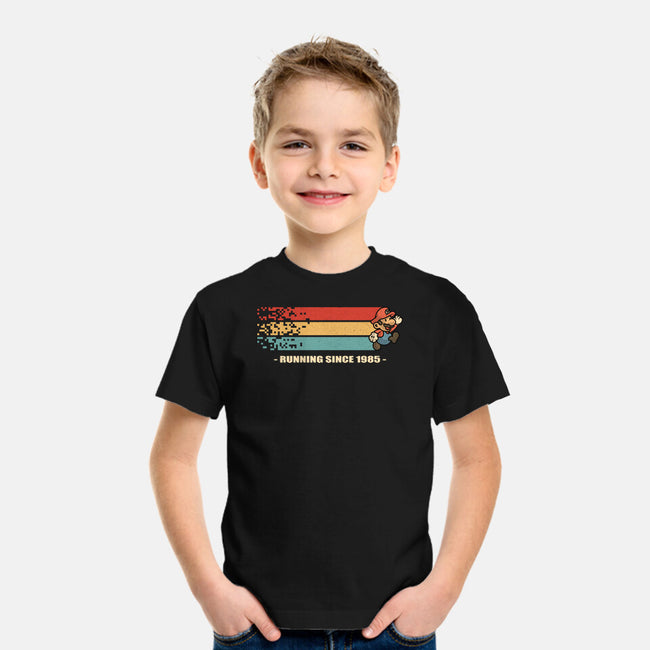 Running Since 1985-Youth-Basic-Tee-erion_designs