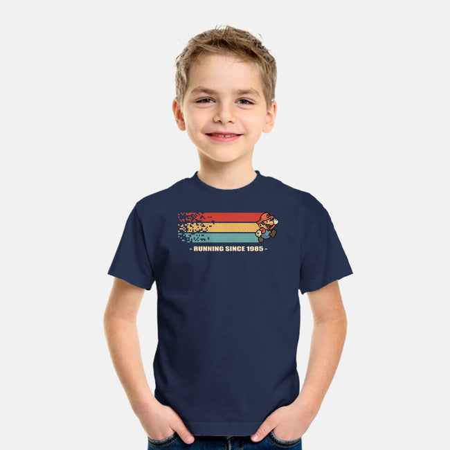 Running Since 1985-Youth-Basic-Tee-erion_designs