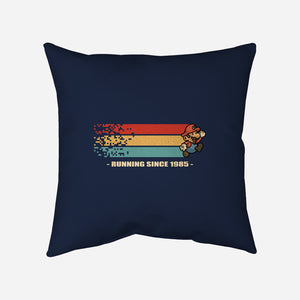 Running Since 1985-None-Removable Cover w Insert-Throw Pillow-erion_designs
