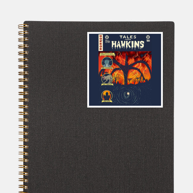 Tales From Hawkins-None-Glossy-Sticker-Green Devil