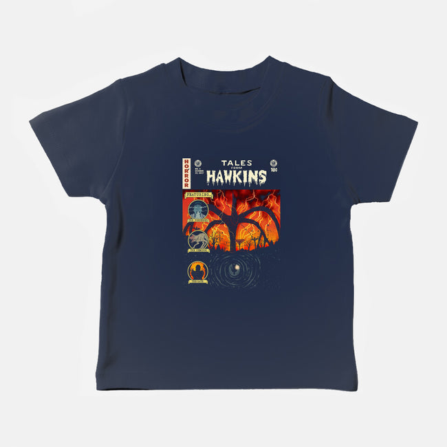 Tales From Hawkins-Baby-Basic-Tee-Green Devil
