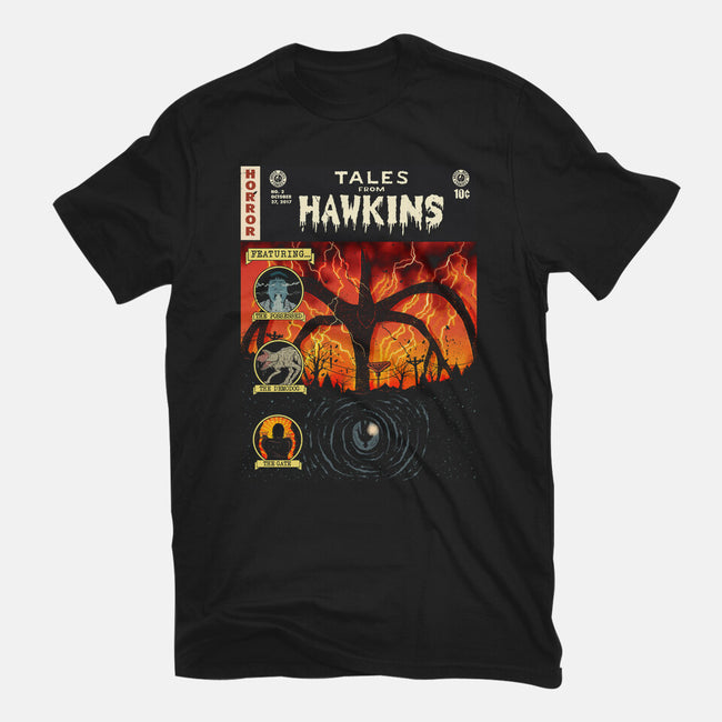 Tales From Hawkins-Womens-Fitted-Tee-Green Devil