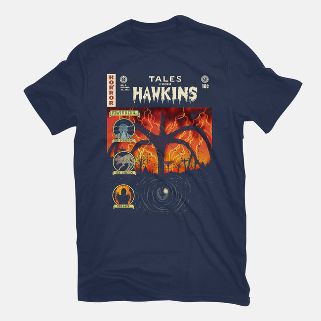 Tales From Hawkins-Womens-Fitted-Tee-Green Devil