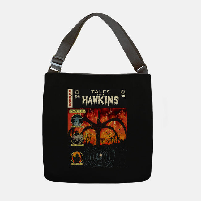 Tales From Hawkins-None-Adjustable Tote-Bag-Green Devil