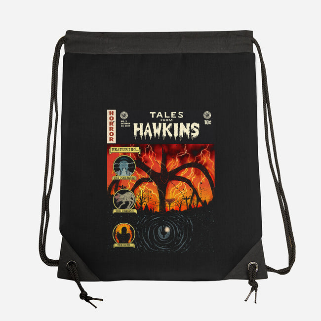 Tales From Hawkins-None-Drawstring-Bag-Green Devil
