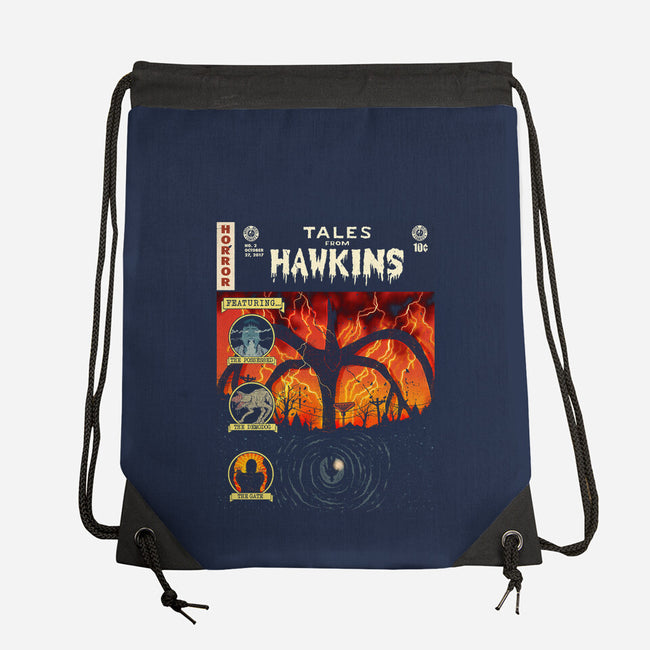 Tales From Hawkins-None-Drawstring-Bag-Green Devil