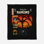 Tales From Hawkins-None-Fleece-Blanket-Green Devil
