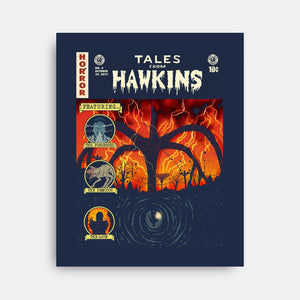 Tales From Hawkins-None-Stretched-Canvas-Green Devil