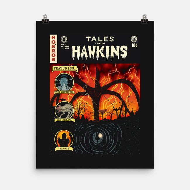Tales From Hawkins-None-Matte-Poster-Green Devil